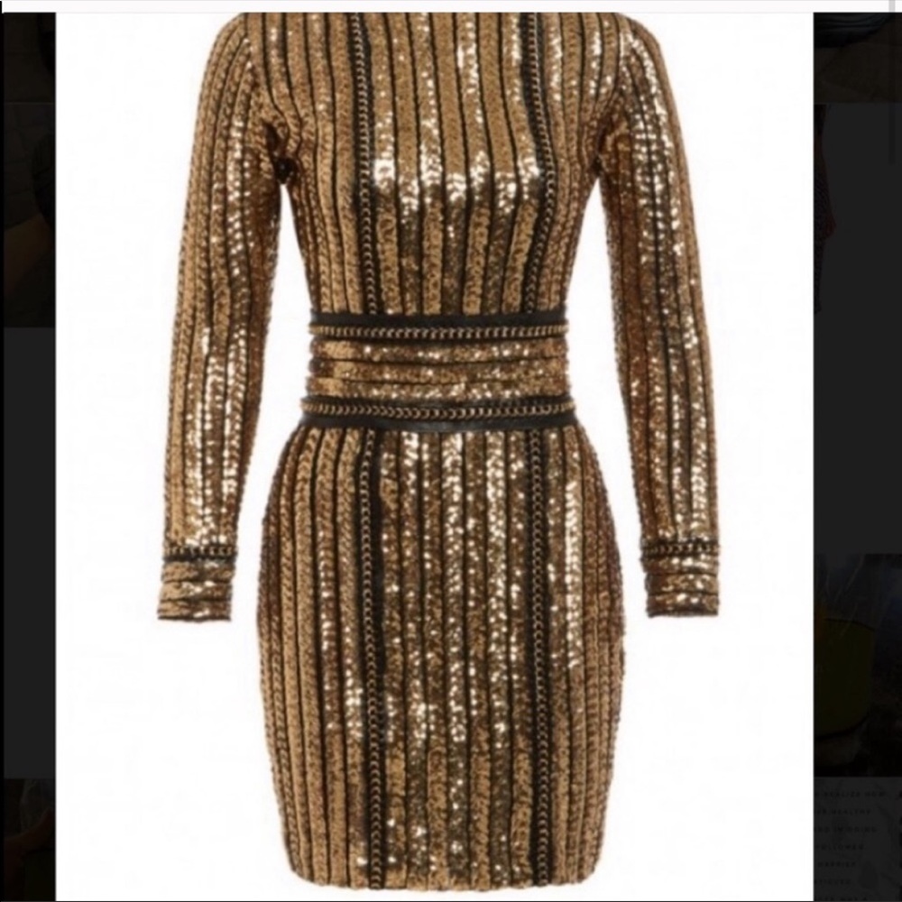 Beautiful sequenced Nadine Merabi dress - Picture 3 of 4